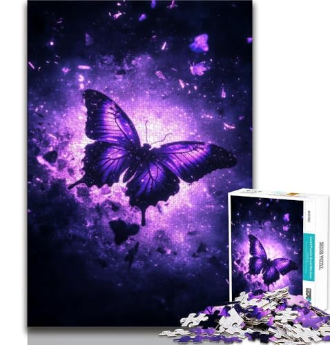 Galaxy Butterfly 1000-teiliges Puzzle für Erwachsene und Jugendliche, Denkspiel, Wanddekoration, einzigartige Geburtstags, 38x52cm Galaxy Butterfly 1000-teiliges Puzzle für Erwachsene und Jugendliche, Denkspiel, Wanddekoration, einzigartige Geburtstags, 38x52cm von FLKFDOZ