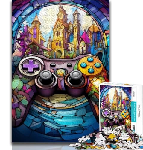 Gamecontroller-Puzzle 1000 Teile für Erwachsene und Jugendliche, Spielzeug, Lernspiele, Stressabbau, tolle Geschenke und Spielzeuge, 50x75cm Gamecontroller-Puzzle 1000 Teile für Erwachsene und Jugendliche, Spielzeug, Lernspiele, Stressabbau, tolle Geschenke und Spielzeuge, 50x75cm von FLKFDOZ