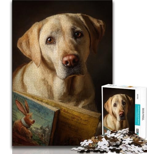 Golden Retriever-Puzzle für Erwachsene mit 2000 Teilen, schwierig zu vervollständigen, Aber EIN lustiges und humorvolles Geburtstagsgeschenk, Geschenke, Wandkunst, 70x100cm Golden Retriever-Puzzle für Erwachsene mit 2000 Teilen, schwierig zu vervollständigen, Aber EIN lustiges und humorvolles Geburtstagsgeschenk, Geschenke, Wandkunst, 70x100cm von FLKFDOZ