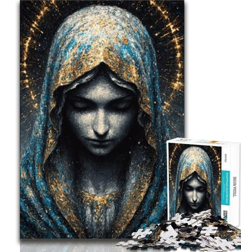 Goldenes Puzzle mit der Jungfrau Maria, 2000 Teile, für Teenager, Geschenke, Quizspiel, Wanddekoration, einzigartige Geburtstags, 70x100cm Goldenes Puzzle mit der Jungfrau Maria, 2000 Teile, für Teenager, Geschenke, Quizspiel, Wanddekoration, einzigartige Geburtstags, 70x100cm von FLKFDOZ