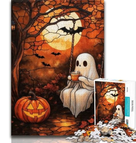 Halloween-Puzzle mit 1000 Teilen für Erwachsene und Jugendliche, anspruchsvoll zu vervollständigen, Aber unterhaltsam und humorvoll, einzigartige Heimdekoration und Geschenke, 50x75cm Halloween-Puzzle mit 1000 Teilen für Erwachsene und Jugendliche, anspruchsvoll zu vervollständigen, Aber unterhaltsam und humorvoll, einzigartige Heimdekoration und Geschenke, 50x75cm von FLKFDOZ