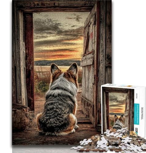 Happy Corgi Puzzle 1000 Teile für Teenager-Geschenke, Quizspiel, Wanddekoration, einzigartige Geburtstags, 50x75cm Happy Corgi Puzzle 1000 Teile für Teenager-Geschenke, Quizspiel, Wanddekoration, einzigartige Geburtstags, 50x75cm von FLKFDOZ