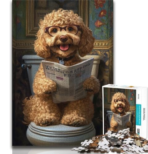 Happy Goldendoodle Puzzle für Erwachsene, 2000 Teile, schwierig, Familienspiel, Stressabbau, schwierige Herausforderung, tolle Geschenke und Spielzeuge, 70x100cm Happy Goldendoodle Puzzle für Erwachsene, 2000 Teile, schwierig, Familienspiel, Stressabbau, schwierige Herausforderung, tolle Geschenke und Spielzeuge, 70x100cm von FLKFDOZ