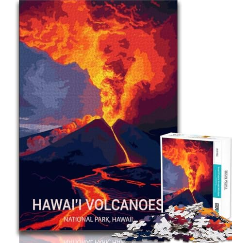 Hawaii Volcanoes National Park Puzzles für Erwachsene 1000 Puzzles, Spielzeug, Lernspiele, Stressabbau, geeignet für die Schreibtischdekoration, 50x75cm Hawaii Volcanoes National Park Puzzles für Erwachsene 1000 Puzzles, Spielzeug, Lernspiele, Stressabbau, geeignet für die Schreibtischdekoration, 50x75cm von FLKFDOZ