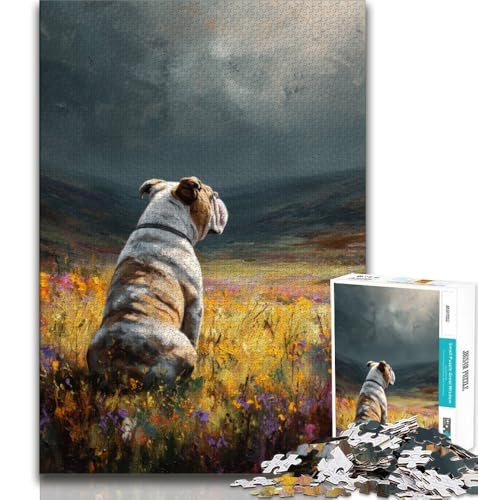 Hunde-Ölgemälde, 1000-teiliges Puzzle für Erwachsene und Jugendliche, Quizspiel, Wanddekoration, einzigartige Geburtstags, 38x52cm Hunde-Ölgemälde, 1000-teiliges Puzzle für Erwachsene und Jugendliche, Quizspiel, Wanddekoration, einzigartige Geburtstags, 38x52cm von FLKFDOZ
