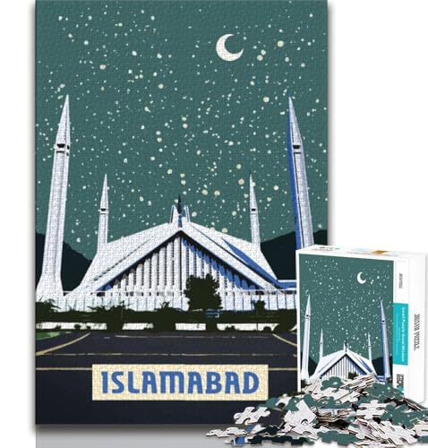 Islamabad-Puzzles für Erwachsene und Jugendliche, anspruchsvolles Spiel und Familienspiel, ganze Familie, 70x100cm Islamabad-Puzzles für Erwachsene und Jugendliche, anspruchsvolles Spiel und Familienspiel, ganze Familie, 70x100cm von FLKFDOZ