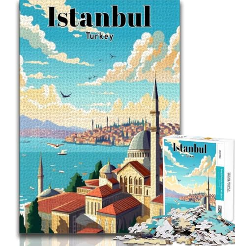 Istanbul Türkei Reise-Puzzle 1000 Teile für Erwachsene und Jugendliche, anspruchsvolles Spiel und Familienspiel, ganze Familie, 38x26cm Istanbul Türkei Reise-Puzzle 1000 Teile für Erwachsene und Jugendliche, anspruchsvolles Spiel und Familienspiel, ganze Familie, 38x26cm von FLKFDOZ