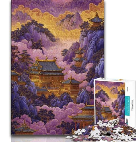 Japanische Landschaftspuzzles 2000 Teile für Teenager-Geschenke, Spielzeug, Lernspiele, Stressabbau, tolle Geschenke und Spielzeuge, 70x100cm von FLKFDOZ