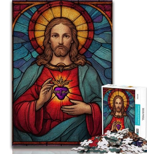 Jesus Art Puzzle 1000 Teile für Teenager Geschenke, Spielzeug Lernspiele Stressabbau Tolle Geschenke und Spielzeuge 50x75cm Jesus Art Puzzle 1000 Teile für Teenager Geschenke, Spielzeug Lernspiele Stressabbau Tolle Geschenke und Spielzeuge 50x75cm von FLKFDOZ
