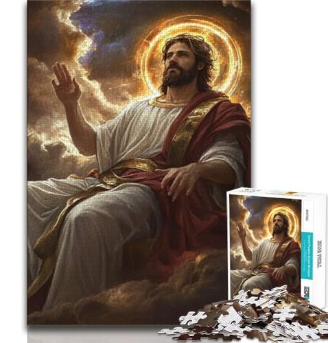 Jesus-Puzzle 1000 Teile für Erwachsene und Jugendliche, Spielzeug, Lernspiele, Stressabbau, tolle Geschenke und Spielzeuge, 38x52cm Jesus-Puzzle 1000 Teile für Erwachsene und Jugendliche, Spielzeug, Lernspiele, Stressabbau, tolle Geschenke und Spielzeuge, 38x52cm von FLKFDOZ