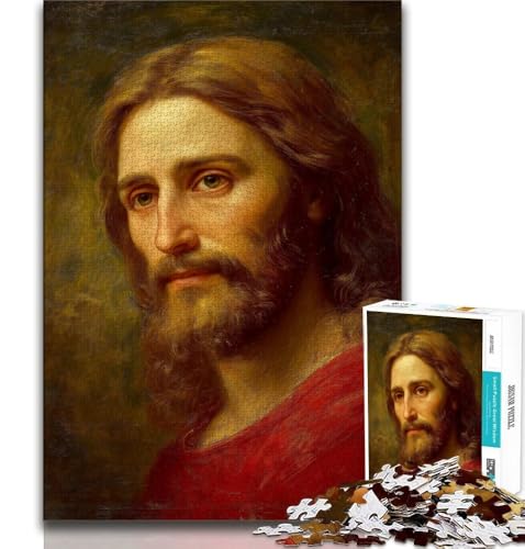 Jesus-Puzzle 1000 Teile für Teenager, Geschenke, Spielzeug, Lernspiele, Stressabbau, tolle Geschenke und Spielzeuge, 38x26cm Jesus-Puzzle 1000 Teile für Teenager, Geschenke, Spielzeug, Lernspiele, Stressabbau, tolle Geschenke und Spielzeuge, 38x26cm von FLKFDOZ