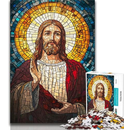 Jesus-Puzzle 1000 Teile für Teenager, Geschenke, Spielzeug, Lernspiele, Stressabbau, tolle Geschenke und Spielzeuge, 38x52cm Jesus-Puzzle 1000 Teile für Teenager, Geschenke, Spielzeug, Lernspiele, Stressabbau, tolle Geschenke und Spielzeuge, 38x52cm von FLKFDOZ