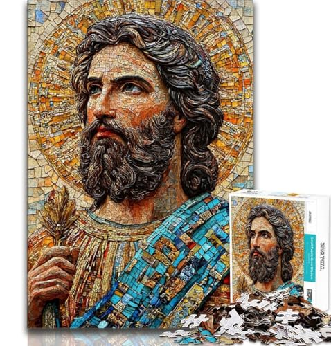 Jesus-Puzzles für Erwachsene und Jugendliche, anspruchsvolles Spiel und Familienspiel, ganze Familie, 50x75cm Jesus-Puzzles für Erwachsene und Jugendliche, anspruchsvolles Spiel und Familienspiel, ganze Familie, 50x75cm von FLKFDOZ