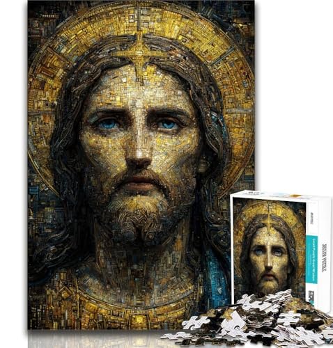 Jesus-Puzzles für Erwachsene und Teenager, Puzzle, Spielzeug, Lernspiele, Stressabbau, tolle Geschenke und Spielzeuge, 38x26cm Jesus-Puzzles für Erwachsene und Teenager, Puzzle, Spielzeug, Lernspiele, Stressabbau, tolle Geschenke und Spielzeuge, 38x26cm von FLKFDOZ