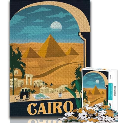 Kairo-Puzzles für Erwachsene und Jugendliche, Puzzle, Spielzeug, Lernspiele, Stressabbau, tolle Geschenke und Spielzeuge, 38x26cm Kairo-Puzzles für Erwachsene und Jugendliche, Puzzle, Spielzeug, Lernspiele, Stressabbau, tolle Geschenke und Spielzeuge, 38x26cm von FLKFDOZ