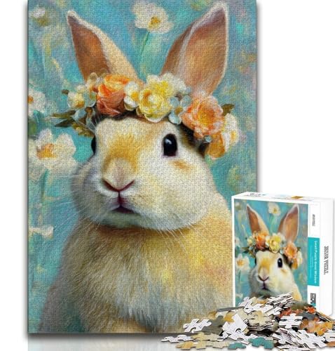 Kaninchen-Puzzles für Erwachsene und Jugendliche, anspruchsvolles Spiel und Familienspiel, ganze Familie, 70x100cm Kaninchen-Puzzles für Erwachsene und Jugendliche, anspruchsvolles Spiel und Familienspiel, ganze Familie, 70x100cm von FLKFDOZ