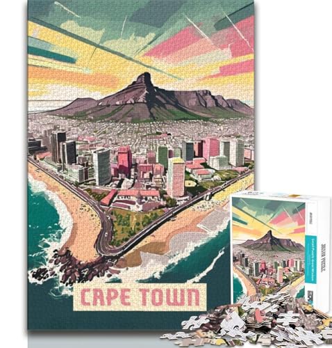 Kapstadt-Puzzles für Erwachsene und Jugendliche, Puzzle, Spielzeug, Lernspiele, Stressabbau, tolle Geschenke und Spielzeuge, 38x52cm Kapstadt-Puzzles für Erwachsene und Jugendliche, Puzzle, Spielzeug, Lernspiele, Stressabbau, tolle Geschenke und Spielzeuge, 38x52cm von FLKFDOZ