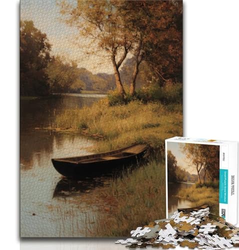 Kleines Boot auf dem Meer, 2000-teiliges Puzzle für Erwachsene und Jugendliche, Spielzeug, Lernspiele, stressabbauende Wanddekoration, 70x100cm Kleines Boot auf dem Meer, 2000-teiliges Puzzle für Erwachsene und Jugendliche, Spielzeug, Lernspiele, stressabbauende Wanddekoration, 70x100cm von FLKFDOZ