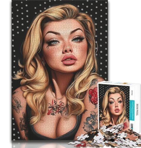 Künstlerische Frauen-Puzzles für Erwachsene, 1000 Puzzles, helfen dem Gehirn, süchtig machendes Spielzeug zu trainieren, um Geduld zu fördern, Eltern-Kind-Interaktion, 38x52cm Künstlerische Frauen-Puzzles für Erwachsene, 1000 Puzzles, helfen dem Gehirn, süchtig machendes Spielzeug zu trainieren, um Geduld zu fördern, Eltern-Kind-Interaktion, 38x52cm von FLKFDOZ