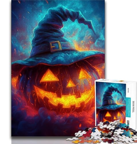 Kürbishexen-Puzzle für Erwachsene und Teenager, anspruchsvolles Spiel und Familienspiel, ganze Familie, 70x100cm Kürbishexen-Puzzle für Erwachsene und Teenager, anspruchsvolles Spiel und Familienspiel, ganze Familie, 70x100cm von FLKFDOZ