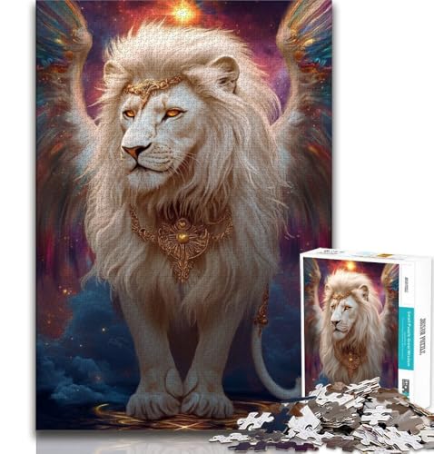 Löwenengel-Puzzle für Erwachsene, 2000 Teile, hilft dem Gehirn, süchtig machendes Spielzeug zu trainieren, um Geduld zu fördern, geeignet für Paare, 70x100cm Löwenengel-Puzzle für Erwachsene, 2000 Teile, hilft dem Gehirn, süchtig machendes Spielzeug zu trainieren, um Geduld zu fördern, geeignet für Paare, 70x100cm von FLKFDOZ