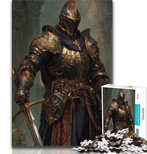 Mächtige mittelalterliche Ritter-Puzzles für Erwachsene und Jugendliche, 1000 Teile, helfen dem Gehirn, süchtig machendes Spielzeug zu trainieren, um Geduld zu fördern, tolles Geschenk, 38x52cm Mächtige mittelalterliche Ritter-Puzzles für Erwachsene und Jugendliche, 1000 Teile, helfen dem Gehirn, süchtig machendes Spielzeug zu trainieren, um Geduld zu fördern, tolles Geschenk, 38x52cm von FLKFDOZ