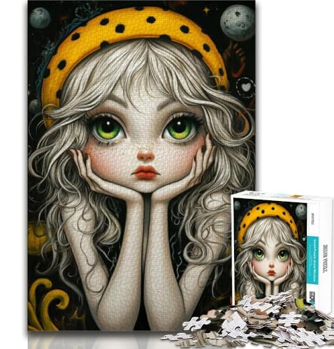 Mädchen und Katze, 2000-teiliges Puzzle für Erwachsene, entspannendes intellektuelles Lernspielzeug, Geburtstagsgeschenk, Geschenke, Wandkunst, 70x100cm Mädchen und Katze, 2000-teiliges Puzzle für Erwachsene, entspannendes intellektuelles Lernspielzeug, Geburtstagsgeschenk, Geschenke, Wandkunst, 70x100cm von FLKFDOZ