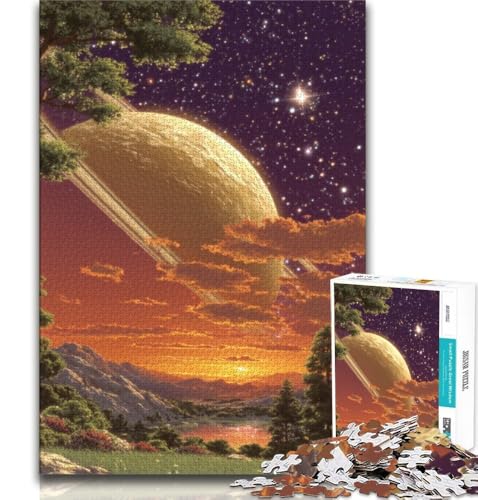 Milchstraßen-Puzzle für Erwachsene, 1000 Teile, anspruchsvolles Spiel und Familienspiel, ganze Familie, 38x52cm von FLKFDOZ