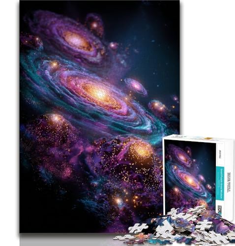 Milchstraßen-Puzzle für Teenager, 1000 Teile, Lernspiele, Wanddekoration, einzigartige Geburtstags, 38x52cm Milchstraßen-Puzzle für Teenager, 1000 Teile, Lernspiele, Wanddekoration, einzigartige Geburtstags, 38x52cm von FLKFDOZ
