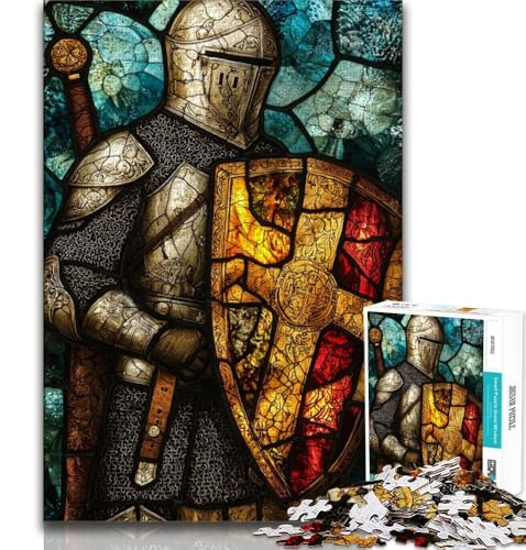 Mittelalterliche Ritter-Puzzles 1000 Teile für Teenager-Geschenke, Spielzeug, Lernspiele, Stressabbau, tolle Geschenke und Spielzeuge, 50x75cm Mittelalterliche Ritter-Puzzles 1000 Teile für Teenager-Geschenke, Spielzeug, Lernspiele, Stressabbau, tolle Geschenke und Spielzeuge, 50x75cm von FLKFDOZ