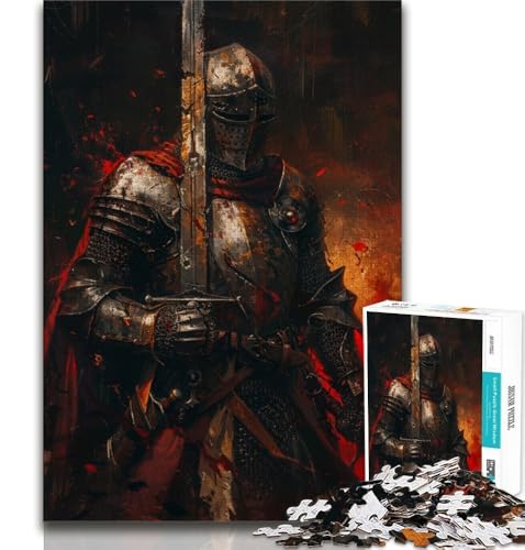 Mittelalterliches Ritter-Krieger-Gemälde-Puzzle für Erwachsene, 2000-teiliges Puzzle, Denkspiel, Wanddekoration, einzigartige Geburtstags, 70x100cm Mittelalterliches Ritter-Krieger-Gemälde-Puzzle für Erwachsene, 2000-teiliges Puzzle, Denkspiel, Wanddekoration, einzigartige Geburtstags, 70x100cm von FLKFDOZ