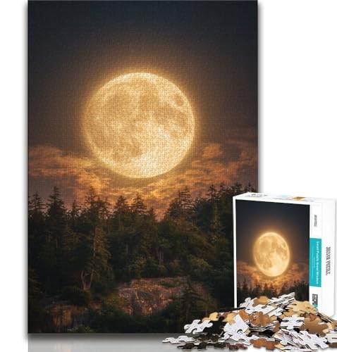 Mondlandschafts-Puzzle 1000 Teile für Erwachsene und Jugendliche, Spielzeug, Lernspiele, Stressabbau, tolle Geschenke und Spielzeuge, 50x75cm Mondlandschafts-Puzzle 1000 Teile für Erwachsene und Jugendliche, Spielzeug, Lernspiele, Stressabbau, tolle Geschenke und Spielzeuge, 50x75cm von FLKFDOZ