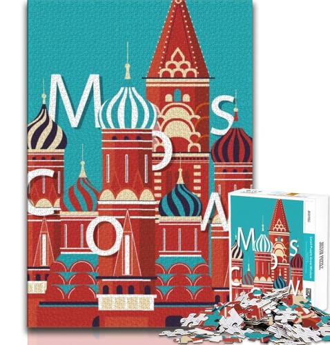 Moskauer Puzzle für Erwachsene, 2000 Teile, anspruchsvolles Spiel und Familienspiel, ganze Familie, 70x100cm Moskauer Puzzle für Erwachsene, 2000 Teile, anspruchsvolles Spiel und Familienspiel, ganze Familie, 70x100cm von FLKFDOZ