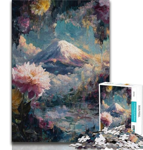 Mount Fuji, Japan-Puzzles für Teenager, 2000-teiliges Puzzle, Denkspiel, Wanddekoration, einzigartige Geburtstags, 70x100cm von FLKFDOZ