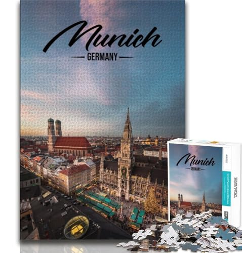 München Puzzle für Erwachsene, 1000 Teile, anspruchsvolles Spiel und Familienspiel, ganze Familie, 50x75cm München Puzzle für Erwachsene, 1000 Teile, anspruchsvolles Spiel und Familienspiel, ganze Familie, 50x75cm von FLKFDOZ