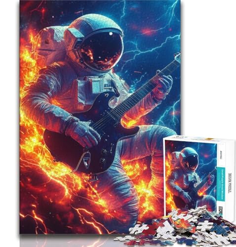 Musik-Astronaut, 1000-teiliges Puzzle für Erwachsene und Jugendliche, Spielzeug, Lernspiele, Stressabbau, geeignet als Schreibtischdekoration, 50x75cm Musik-Astronaut, 1000-teiliges Puzzle für Erwachsene und Jugendliche, Spielzeug, Lernspiele, Stressabbau, geeignet als Schreibtischdekoration, 50x75cm von FLKFDOZ