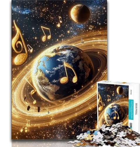 Musik-Galaxie-Erde-Puzzle für Erwachsene, 2000 Teile, hilft dem Gehirn, süchtig machendes Spielzeug zu trainieren, um Geduld zu fördern, geeignet für Paare, 70x100cm Musik-Galaxie-Erde-Puzzle für Erwachsene, 2000 Teile, hilft dem Gehirn, süchtig machendes Spielzeug zu trainieren, um Geduld zu fördern, geeignet für Paare, 70x100cm von FLKFDOZ