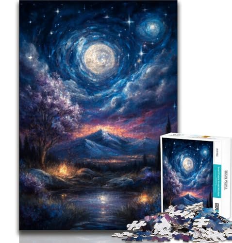 Mysteriöser Berg Fuji, 1000-teiliges Puzzle für Jugendliche und Erwachsene, Lernspielzeug ganze Familie, 38x52cm Mysteriöser Berg Fuji, 1000-teiliges Puzzle für Jugendliche und Erwachsene, Lernspielzeug ganze Familie, 38x52cm von FLKFDOZ