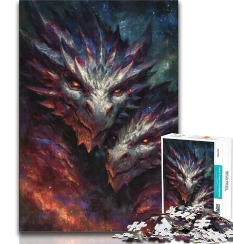 Mysteriöser Drache, 2000-teiliges Puzzle für Erwachsene und Jugendliche, Quizspiel, Wanddekoration, einzigartige Geburtstags, 70x100cm Mysteriöser Drache, 2000-teiliges Puzzle für Erwachsene und Jugendliche, Quizspiel, Wanddekoration, einzigartige Geburtstags, 70x100cm von FLKFDOZ