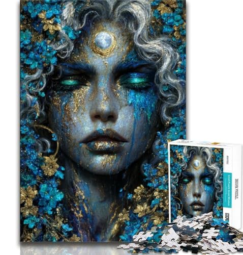 Mystisches Naturgeist-Puzzle, 1000 Teile, für Teenager, Geschenke, Spielzeug, Lernspiele, Stressabbau, tolle Geschenke und Spielzeuge, 50x75cm Mystisches Naturgeist-Puzzle, 1000 Teile, für Teenager, Geschenke, Spielzeug, Lernspiele, Stressabbau, tolle Geschenke und Spielzeuge, 50x75cm von FLKFDOZ