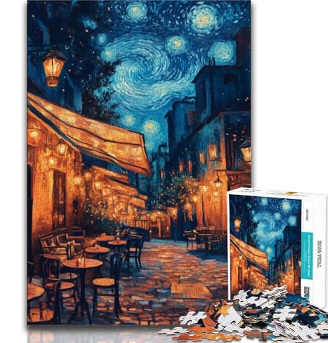 Nachthimmel-Straßen-Puzzle für Teenager, 1000 Teile, hilft dem Gehirn, süchtig machendes Spielzeug zu trainieren, um Geduld zu fördern, geeignet für Paare, 38x26cm Nachthimmel-Straßen-Puzzle für Teenager, 1000 Teile, hilft dem Gehirn, süchtig machendes Spielzeug zu trainieren, um Geduld zu fördern, geeignet für Paare, 38x26cm von FLKFDOZ