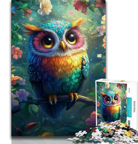 Niedliche kleine Eule, Puzzle für Erwachsene, 2000 Teile, Lernspiel, Herausforderung, Spielzeug, Wanddekoration, einzigartige Geburtstags, 70x100cm Niedliche kleine Eule, Puzzle für Erwachsene, 2000 Teile, Lernspiel, Herausforderung, Spielzeug, Wanddekoration, einzigartige Geburtstags, 70x100cm von FLKFDOZ