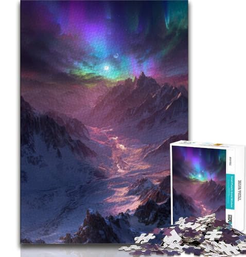 Nordlichter-Puzzle mit 1000 Teilen, anspruchsvolles Spiel und Familienspiel, ganze Familie, 38x26cm Nordlichter-Puzzle mit 1000 Teilen, anspruchsvolles Spiel und Familienspiel, ganze Familie, 38x26cm von FLKFDOZ