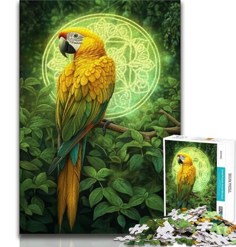 Papagei 1000-teiliges Puzzle für Erwachsene und Jugendliche, Lernspiele, Wanddekoration, einzigartige Geburtstags, 50x75cm Papagei 1000-teiliges Puzzle für Erwachsene und Jugendliche, Lernspiele, Wanddekoration, einzigartige Geburtstags, 50x75cm von FLKFDOZ