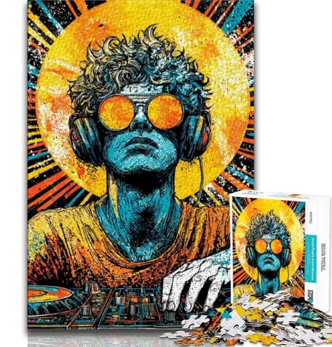 Pop-Art-Sonnenbrillen-Puzzle für Erwachsene, 2000 Puzzles, anspruchsvolles Spiel und Familienspiel mit vollständig ineinandergreifenden, zufällig geformten Teilen, 70x100cm Pop-Art-Sonnenbrillen-Puzzle für Erwachsene, 2000 Puzzles, anspruchsvolles Spiel und Familienspiel mit vollständig ineinandergreifenden, zufällig geformten Teilen, 70x100cm von FLKFDOZ