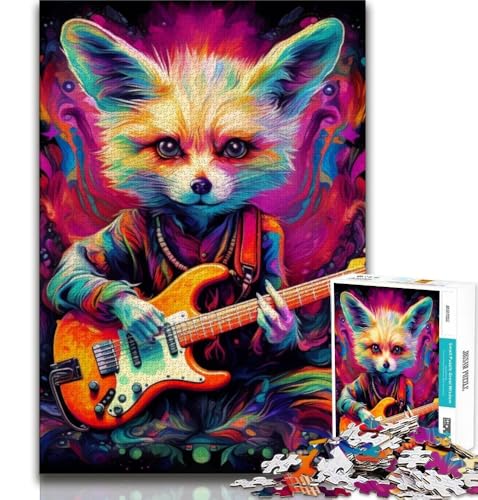 Psychedelic Fox 2000-teiliges Puzzle für Erwachsene, Geschenke, dekomprimierendes intellektuelles Lernspielzeug, Geburtstagsgeschenk, Geschenke, Wandkunst, 70x100cm Psychedelic Fox 2000-teiliges Puzzle für Erwachsene, Geschenke, dekomprimierendes intellektuelles Lernspielzeug, Geburtstagsgeschenk, Geschenke, Wandkunst, 70x100cm von FLKFDOZ