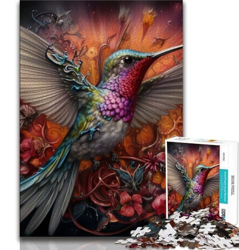 Psychedelischer Kolibri, 2000-teiliges Puzzle für Erwachsene und Jugendliche, Stressabbau, schwierige Herausforderung, gutes Geschenk für die ganze Familie, 70x100cm Psychedelischer Kolibri, 2000-teiliges Puzzle für Erwachsene und Jugendliche, Stressabbau, schwierige Herausforderung, gutes Geschenk für die ganze Familie, 70x100cm von FLKFDOZ