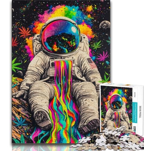 Psychedelisches Astronauten-Puzzle, 1000 Teile, für Teenager, Geschenke, Quizspiel, Wanddekoration, einzigartige Geburtstags, 50x75cm Psychedelisches Astronauten-Puzzle, 1000 Teile, für Teenager, Geschenke, Quizspiel, Wanddekoration, einzigartige Geburtstags, 50x75cm von FLKFDOZ