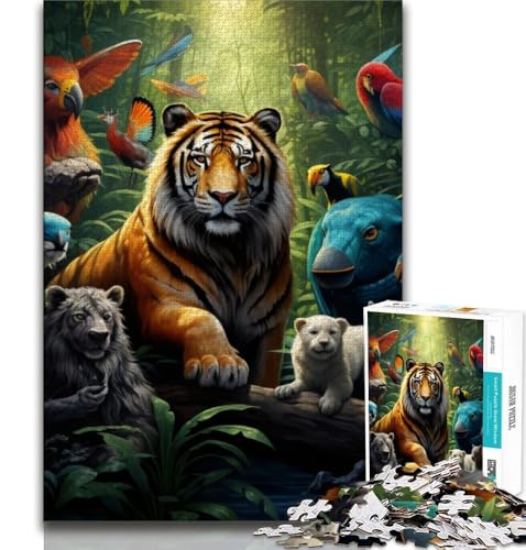 Puzzle „Tierwelt“ für Erwachsene, 1000 Teile, anspruchsvolles Spiel und Familienspiel, ganze Familie, 50x75cm Puzzle „Tierwelt“ für Erwachsene, 1000 Teile, anspruchsvolles Spiel und Familienspiel, ganze Familie, 50x75cm von FLKFDOZ