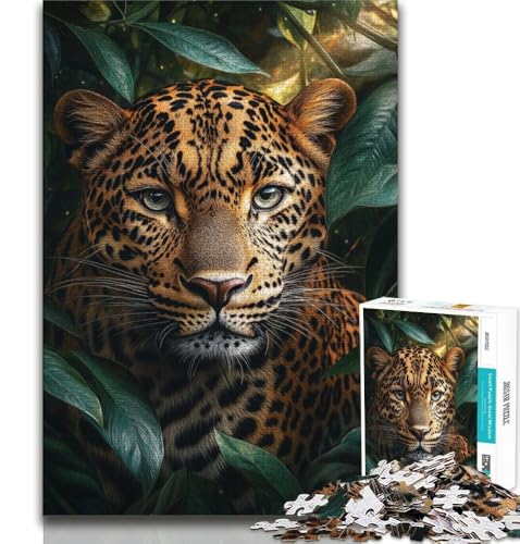 Puzzle 1000 Teile für Erwachsene, Dschungel-Gepard, Lernspiele, Heimdekoration, Lernspiel für Geburtstag, Weihnachten, 50x75cm Puzzle 1000 Teile für Erwachsene, Dschungel-Gepard, Lernspiele, Heimdekoration, Lernspiel für Geburtstag, Weihnachten, 50x75cm von FLKFDOZ